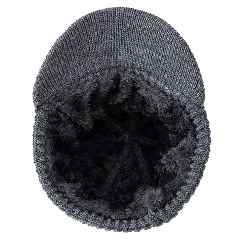 Stylish Soft Beanie Hat For Men Women New Style Unisex Winter Hat Outdoor Knitted Hat Plush Fleece  4