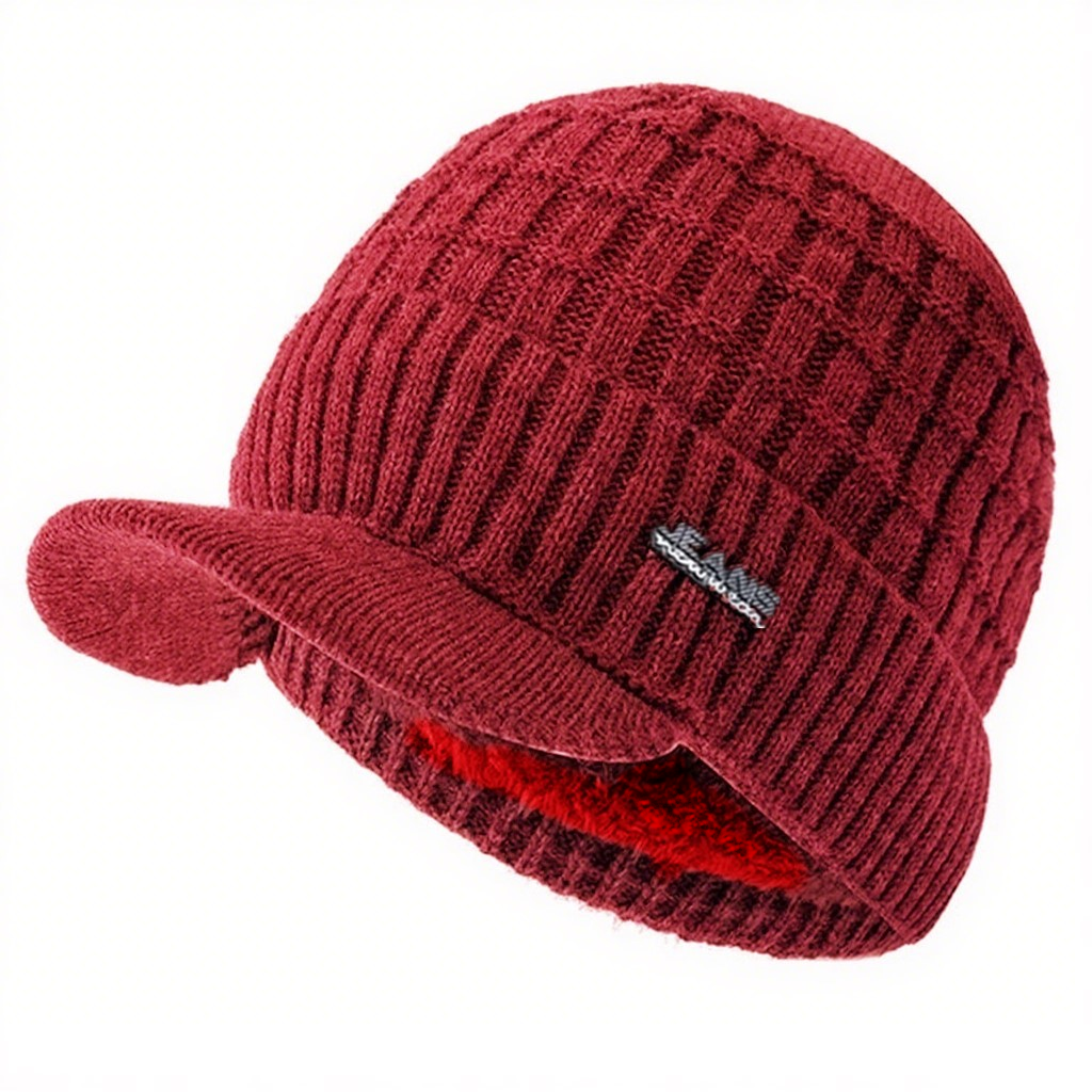 Stylish Soft Beanie Hat For Men Women New Style Unisex Winter Hat Outdoor Knitted Hat Plush Fleece  6