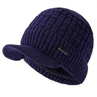 Stylish Soft Beanie Hat For Men Women New Style Unisex Winter Hat Outdoor Knitted Hat Plush Fleece  7