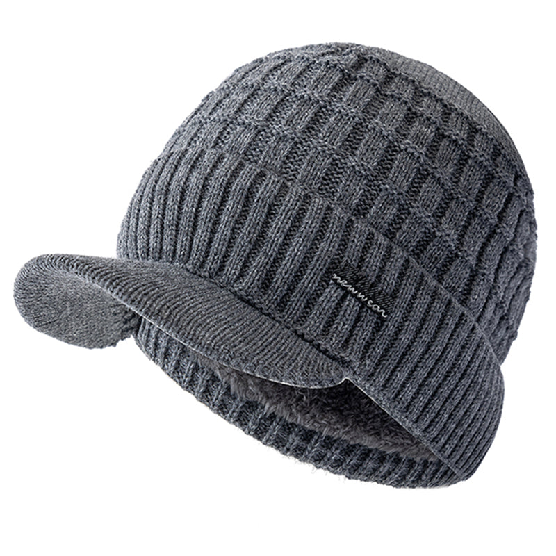 Stylish Soft Beanie Hat For Men Women New Style Unisex Winter Hat Outdoor Knitted Hat Plush Fleece  8