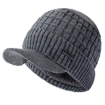 Stylish Soft Beanie Hat For Men Women New Style Unisex Winter Hat Outdoor Knitted Hat Plush Fleece  8