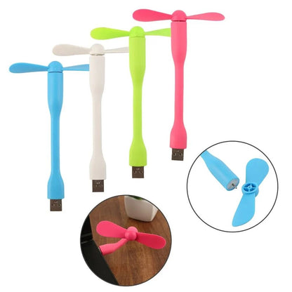 Mini USB Flexible Fan For Power Bank Laptop And PC 2