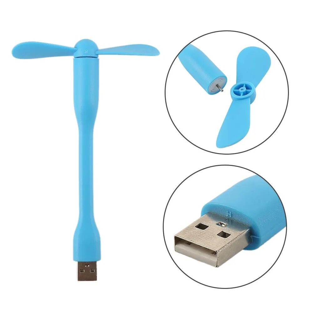 Mini USB Flexible Fan For Power Bank Laptop And PC 4