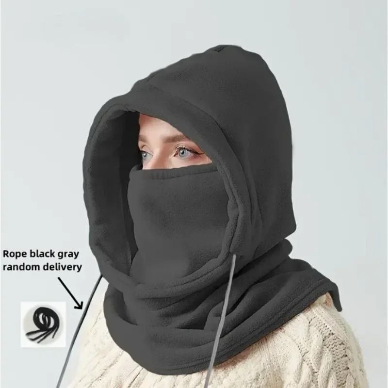 Winter Balaclava Hooded Scarf  Warm Neck Gaiter With Hood 3