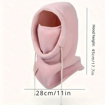 Winter Balaclava Hooded Scarf  Warm Neck Gaiter With Hood 4