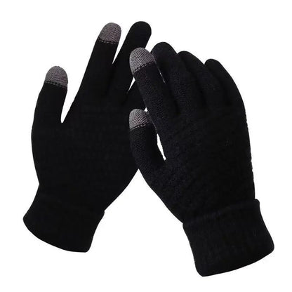 Warm Winter Touch Screen Gloves  Unisex Knit Mittens For Cold Weather 7