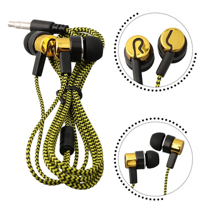3.5mm In-Ear Wired Headphones – Deep Bass Stereo Earbuds with Noise Isolation