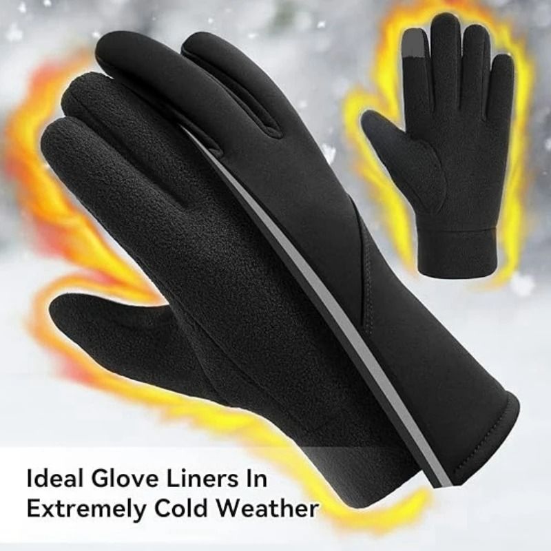 Warm Winter Gloves  Polar Fleece Thermal Gloves With Touch Screen Support 4