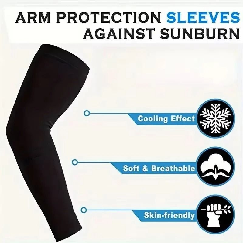 Breathable Sun Protection Sleeves  UV Protective Arm Covers For Sports Driving And Outdoor Adventur 2