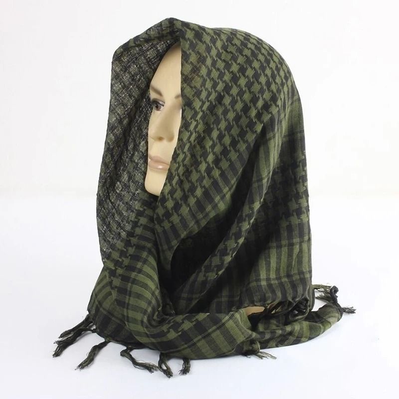 Lightweight Tactical Plaid Scarf  Unisex MilitaryStyle Scarf For Outdoor Warmth And Protection 1