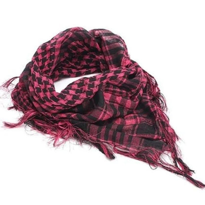Lightweight Tactical Plaid Scarf  Unisex MilitaryStyle Scarf For Outdoor Warmth And Protection 12