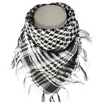Lightweight Tactical Plaid Scarf  Unisex MilitaryStyle Scarf For Outdoor Warmth And Protection 13