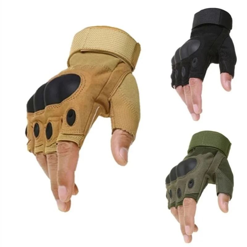 Half Finger Tactical Gloves – Durable Outdoor Gloves for Sports, Shooting, and Cycling
