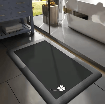 PlushFlannel Thickened Absorbent Bath  Floor Mat 4