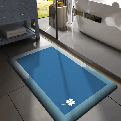 PlushFlannel Thickened Absorbent Bath  Floor Mat 5