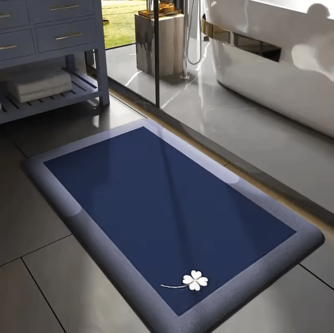 PlushFlannel Thickened Absorbent Bath  Floor Mat 6