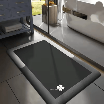 PlushFlannel Thickened Absorbent Bath  Floor Mat 7
