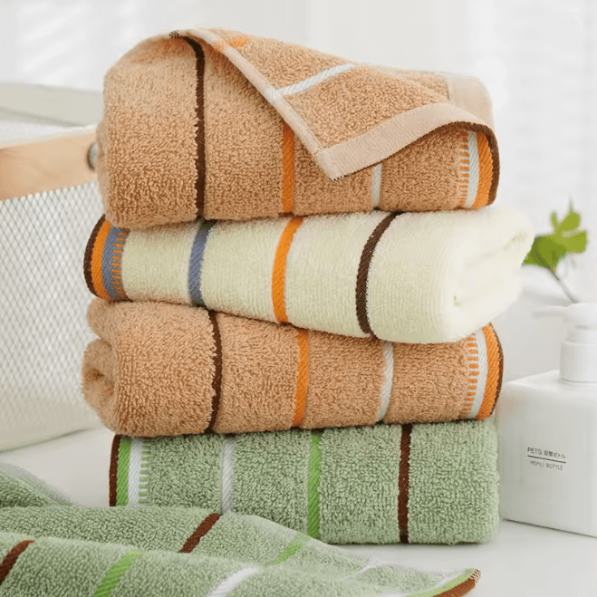 PureCotton Luxe Absorbent Hand And Face Towel Set 4