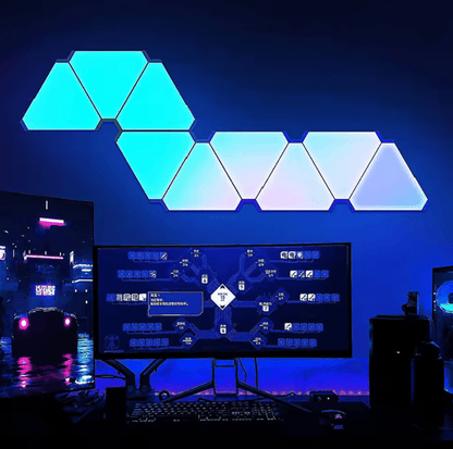 LumiSync WiFi Bluetooth LED Triangle Wall Light