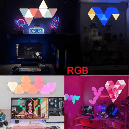 LumiSync WiFi Bluetooth LED Triangle Wall Light 3