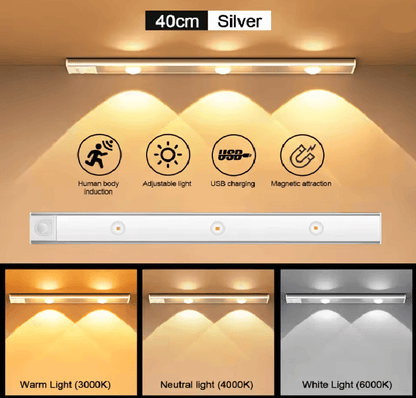 LumiSense Motion Sensor LED Light Bar 10