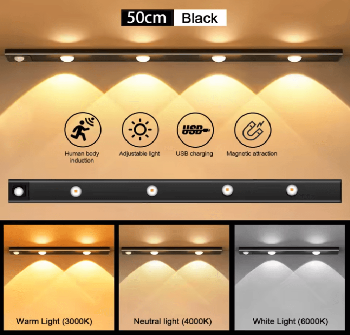 LumiSense Motion Sensor LED Light Bar 4