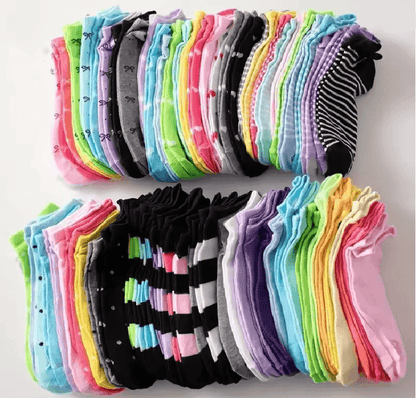 HeartEase Candy Colored Ankle Socks For Women 7