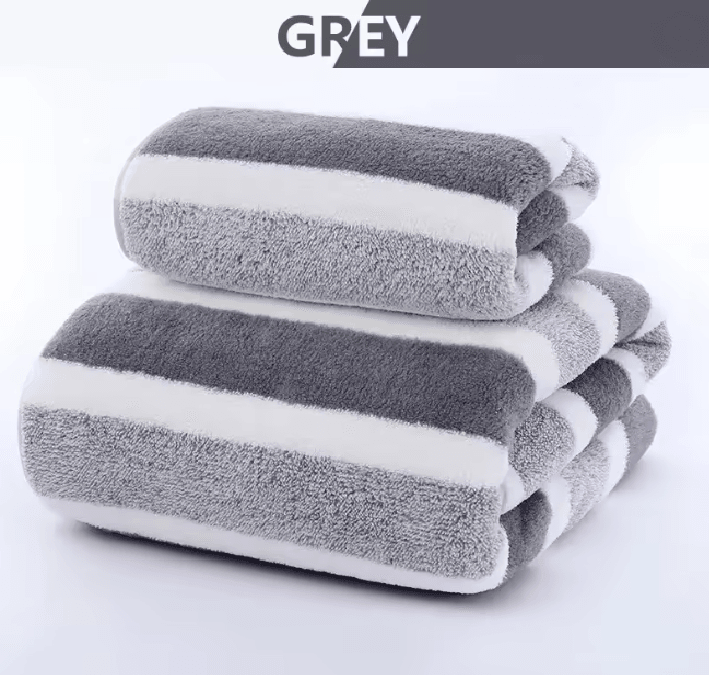PureComfort Soft Absorbent Bath Towel Set For Men And Women 5