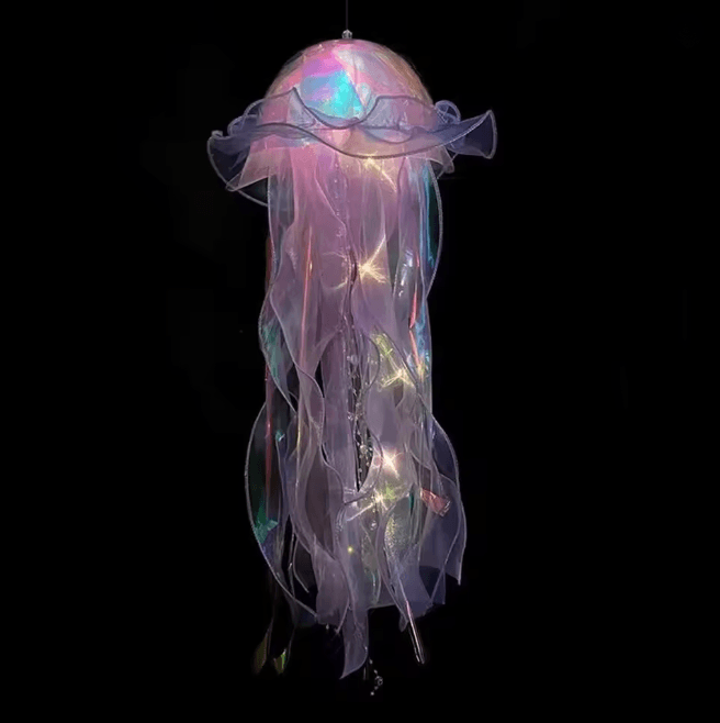 AquaGlow DIY Jellyfish Lantern Mood Light 8