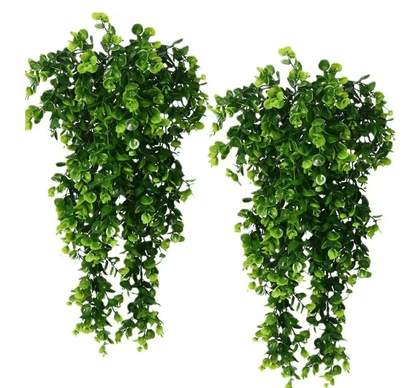EverVine Artificial Eucalyptus Hanging Rattan Greenery 5
