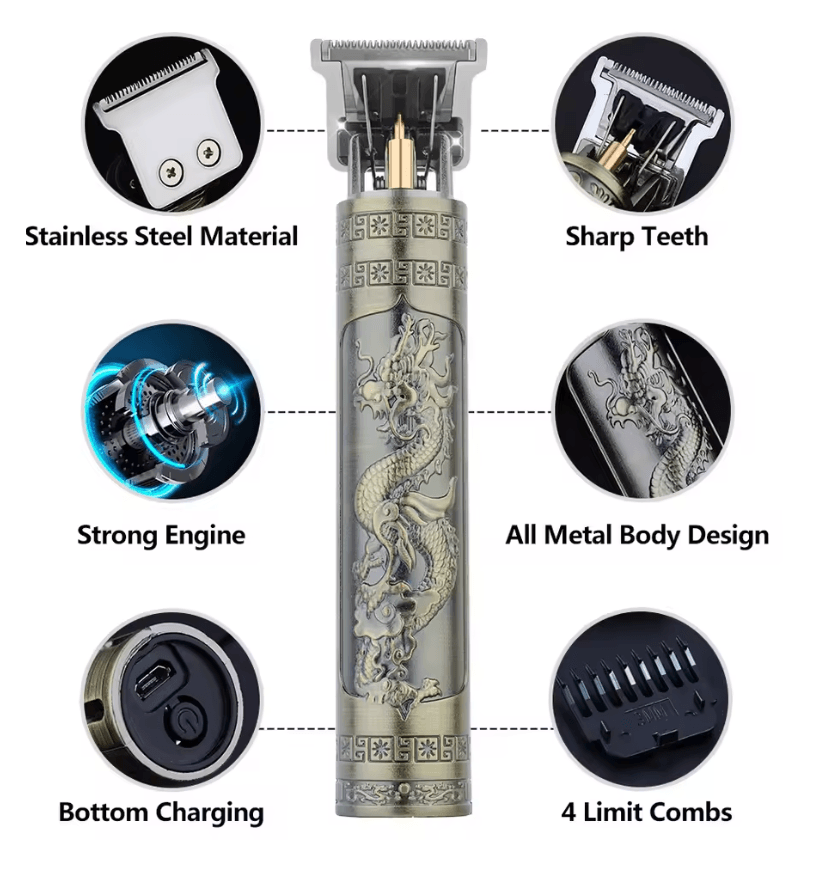 RetroTrim T9 Professional Electric Hair Clipper For Men 2