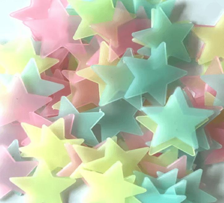 StarGlow 100 Piece Glow In The Dark Wall Stickers Set 2