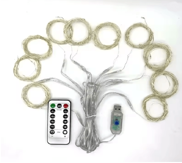 LumiDrape USB Curtain Fairy Lights With Remote Control 3