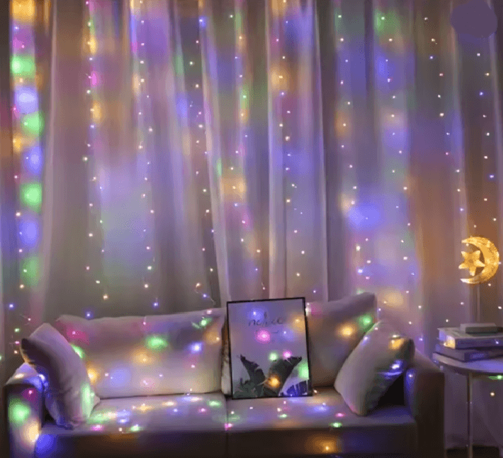 LumiDrape USB Curtain Fairy Lights With Remote Control 5