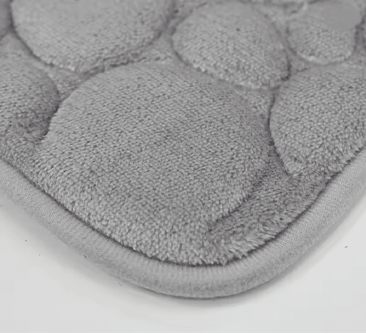 AquaStone Plush Bathroom Mat Set 2