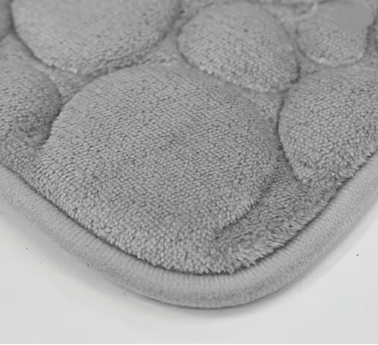 AquaStone Plush Bathroom Mat Set 2