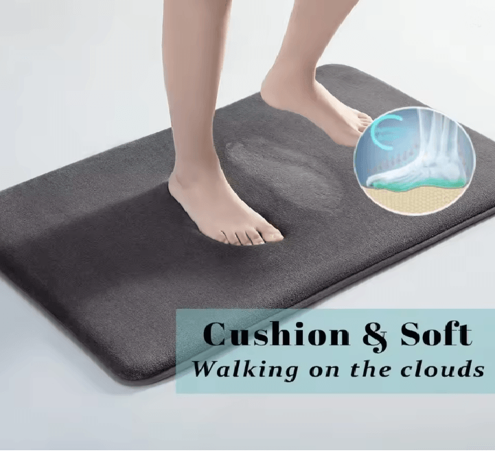 CoralSoft Absorbent Non Slip Bath Mat 1