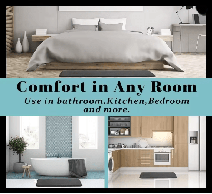 CoralSoft Absorbent Non Slip Bath Mat 2