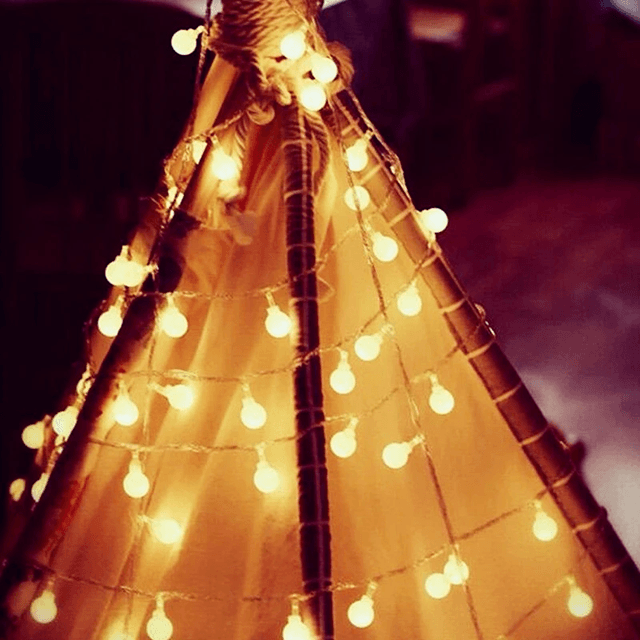 GlowGarden 10 M USB Battery LED String Lights Garland 2