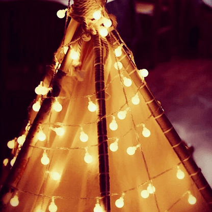 GlowGarden 10 M USB Battery LED String Lights Garland 2