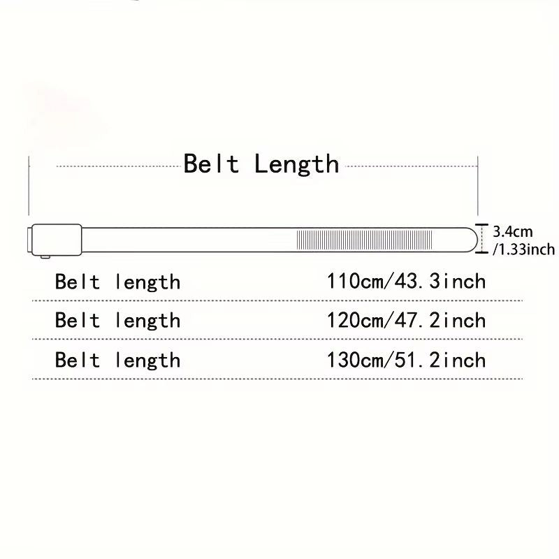ActiveFlex Nylon Woven Automatic Buckle Belt  Breathable Canvas Strap For Men 1