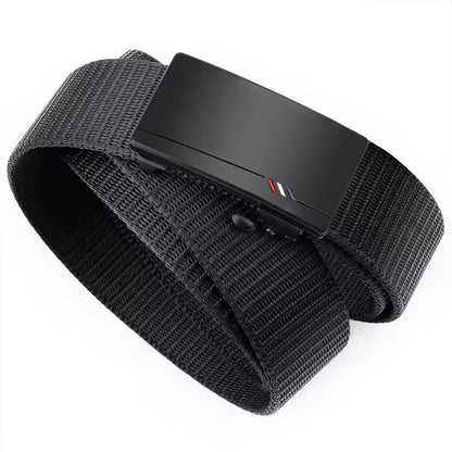 ActiveFlex Nylon Woven Automatic Buckle Belt  Breathable Canvas Strap For Men 3