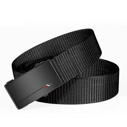 ActiveFlex Nylon Woven Automatic Buckle Belt  Breathable Canvas Strap For Men 4