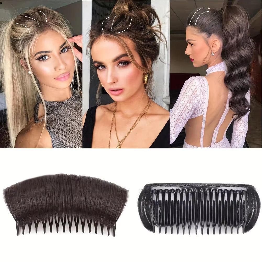 RootFluff Volumizing Hair Pad Insert  Invisible Hair Cushion  Comb Style Booster For Women 1