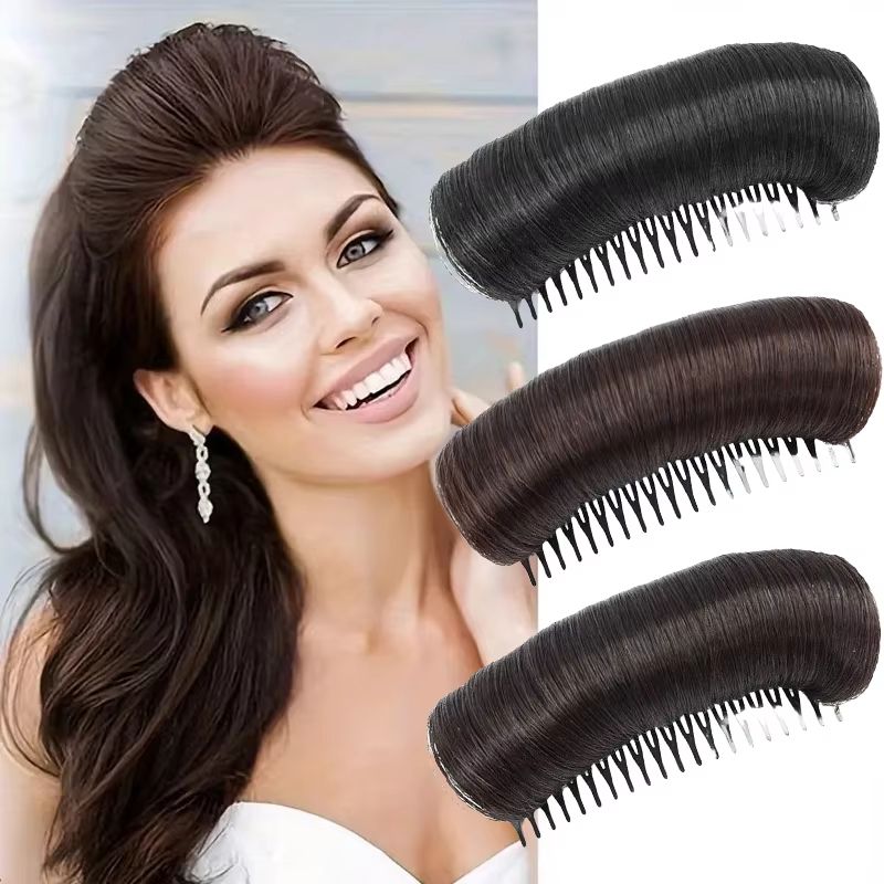 RootFluff Volumizing Hair Pad Insert  Invisible Hair Cushion  Comb Style Booster For Women 2