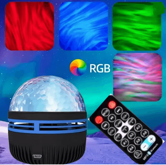 StarGlide USB LED Starry Sky Light Projector Night Lamp With 7Color Pattern  Remote 4