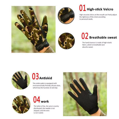 AirVent Summer Sport Gloves  NonSlip Breathable Riding  Fishing Gloves For Men  Women 3