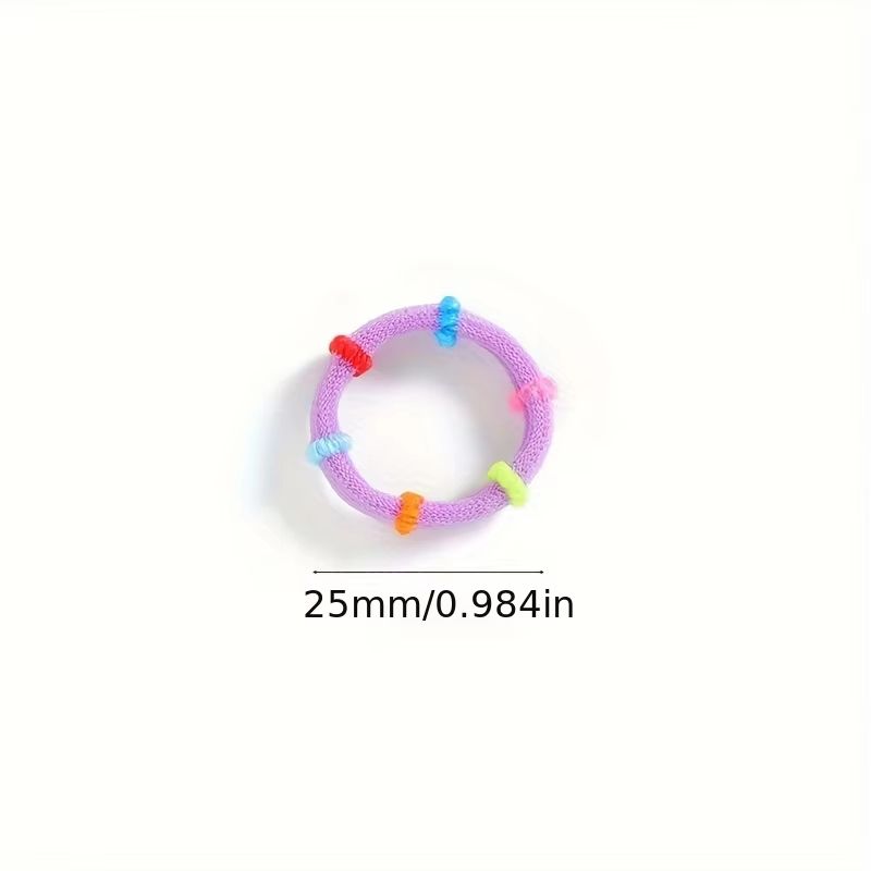 Everyday Value Hair Tie Bulk Pack  Assorted Elastic Ponytail Holders For Women  Girls 5
