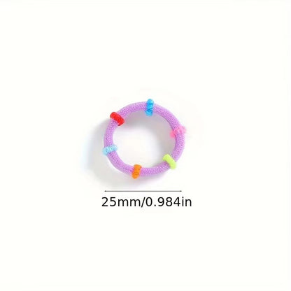 Everyday Value Hair Tie Bulk Pack  Assorted Elastic Ponytail Holders For Women  Girls 5