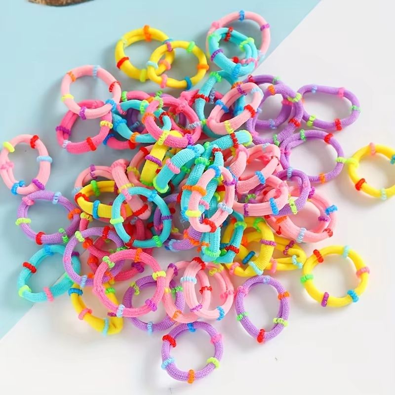 Everyday Value Hair Tie Bulk Pack  Assorted Elastic Ponytail Holders For Women  Girls 6